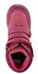 Ботинки для девочек Сурсил-Орто ортопедические демисезонные кожаные с жесткими берцами на липучках, цвета фуксии, 23-284