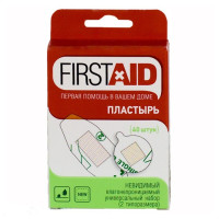 Ферстэйд (firstaid) пластырь невидимый влагонепроницаемый 2,5х5,6см 10шт