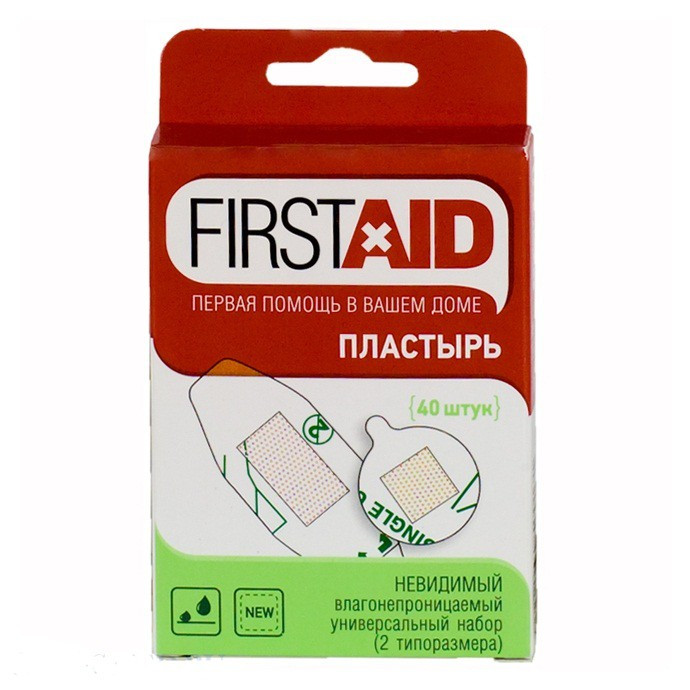 Ферстэйд (firstaid) пластырь невидимый влагонепроницаемый 2,5х5,6см 10шт
