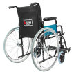 Кресло-коляска Ortonica Base 130 Эконом со съемными и откидными подножками, цельнолитыми передними и задними колесами