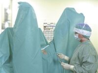 Комплект белья гинекологический (цистоскопический) Barrier хирургический с леггинсами, 11шт, 696110