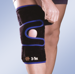 Ортез на коленный сустав Orliman с открытой коленной чашечкой из 3х-слойного материала фиксируется ремешками, 7117D-7I