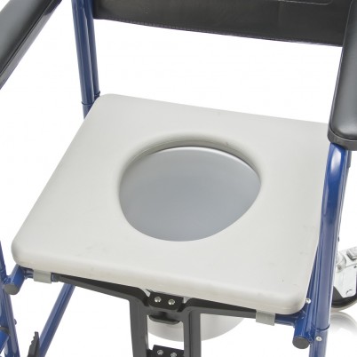 Кресло-коляска Армед Н009В (Armed H009B) с санитарным оснащением, съемным сиденьем и подножками, до 120кг