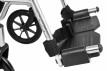 Кресло-коляска Ortonica Base 130 ch с хромированной рамой и задними быстросъемными колесами с кнопочной фиксацией