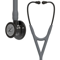 Стетоскоп Littmann Cardiology IV с серой трубкой, длиной 69 см, акустическая головка дымчатая, стебель дымчатый, 6238