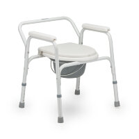 Кресло-туалет Armed (Армед) FS810 с регулировкой высоты, сиденье и санитарная емкость съемные, нагрузка до 110кг