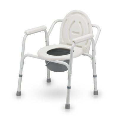 Кресло-туалет Armed (Армед) FS810 с регулировкой высоты, сиденье и санитарная емкость съемные, нагрузка до 110кг
