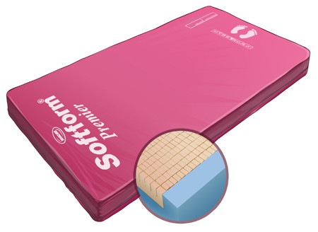 Матрац Invacare Softform Premier, предотвращает развития пролежней, нагрузка до 250 кг, 190х80х15,2 см, 5371-002