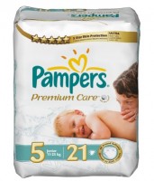 Подгузники Pampers Premium Care Junior 11-25 кг, 21 шт