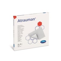 Повязка Атрауман мазевая стерильная без фармпрепаратов атравматичная для ран 10х20см, 30шт, 499536