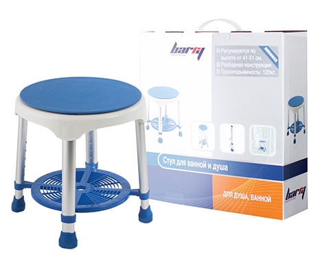 Стул для ванны Barry 10502 вращающийся, до 120кг