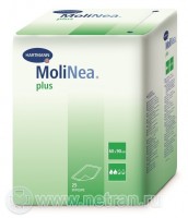 Пеленки MoliNea Plus (МолиНеа Плюс) впитываемость 2-ве капли, размер 60х90см, 100 штук, 161630