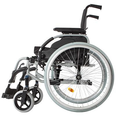 Кресло - коляска Invacare Action 2 NG, облегченная модель, складная, надежная, сиденье 45 см, до 125 кг, 7683-004