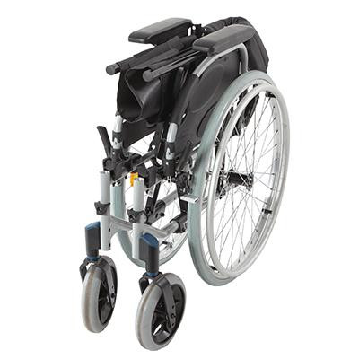 Кресло - коляска Invacare Action 2 NG, облегченная модель, складная, надежная, сиденье 45 см, до 125 кг, 7683-004