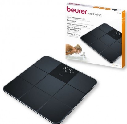 Весы напольные Beurer GS 235 для контроля массы тела с невидимым дисплеем Magic LAD и матовой поверхностью