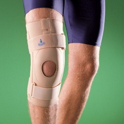 Бандаж на коленный сустав OPPO Medical сильной фиксации со стабилизацией коленной чашечки, 1438