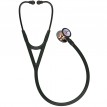 Стетоскоп Littmann Cardiology IV с черной трубкой, длиной 69 см, акустическая головка радужная, стебель дымчатый, 6240