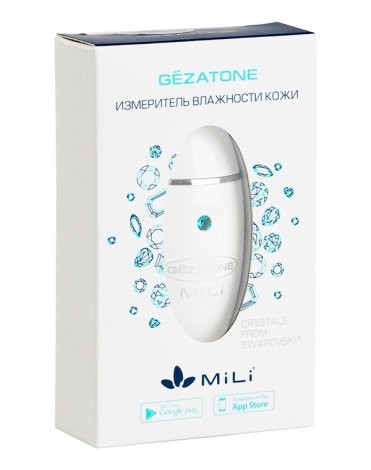 Измеритель влажности кожи Gezatone MiLi Bluetooth, решит проблемы с сухостью кожи, шелушением, точность, скорость работы