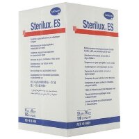 Салфетки марлевые Sterilux ES (Стерилюкс ЕС) нестерильные 8-ми слойные с подвернутой кромкой, 10х10см, 100шт, 418804