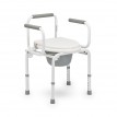 Кресло-туалет Armed (Армед) FS813 со съемными сиденьем и ведром, подлокотники откидные, высота регулируется, до 110кг