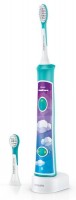 Щетка зубная Филипс соникейр / Philips Sonicare for Kids с поддержкой bluetooth, 2 насадки, с трех лет