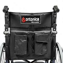 Кресло-коляска Ortonica Base185 new активного типа складная с регулируемой высотой сиденья и яркой рамой из аллюминия