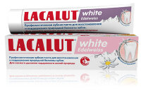Паста зубная Лакалют / Lacalut white Edelweiss, отбеливает, укрепляет десны, защищает от кариеса, объем 75мл