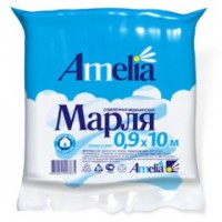 Марля медицинская Амелия / Amelia, 90 см х 10 м, хлопковая, отбеленная, высокая прочность и гигроскописность