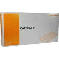 Повязка Carbonet абсорбирующая с активированным углем, поглощает запах и не прилипает к ране, стерильная, 10х20см, 7065