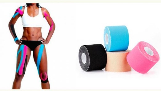 Кинезио Тейп Ergodynamic 5см ×5м водостойкий от боли и воспаления