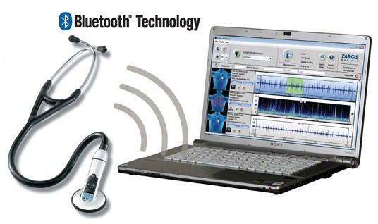 Стетоскоп Littmann Electronic Model 3200 с функцией Bluethooth и бордовой трубкой, 70см, 3200BU