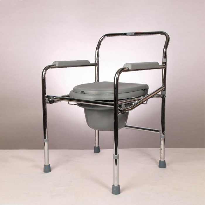 Кресло-туалет складное со спинкой Ergoforce, E 0801                                  