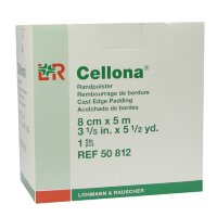 Подкладка под гипс Cellona (Целлона) фетровая для защиты костных выступов, рулон 8см х5м, 50812