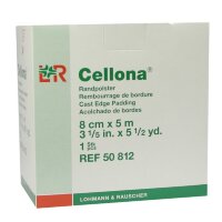 Подкладка под гипс 8см х5м Cellona (Целлона) фетровая для защиты костных выступов, рулон 50812
