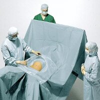 Комплект белья для кесарева сечения Barrier хирургический с покрытием для стола Мейо, 79х145см, 4шт, 694135