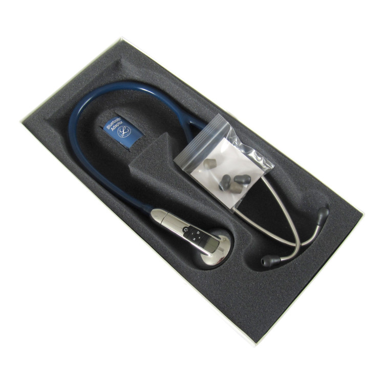 Стетоскоп Littmann Electronic Model 3200 с функцией Bluethooth и темно-синей трубкой, 70см, 3200NB