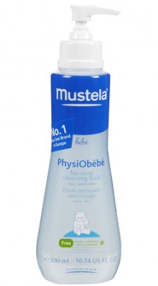 Жидкость очищающая для детей Mustela / Мустела, не требующая смывания, с помпой, гипоаллергенная, 300 мл.