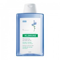 Шампунь Клоран / Klorane с экстрактом льняного волокна, очищающий уход и объем для тонких волос, 200 мл