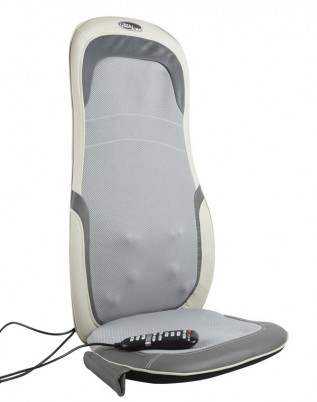 Накидка массажная Gezatone Cyber Relax, трехмерный роликовый массаж, прорабатывает мышцы и снимает напряжение, AMG399