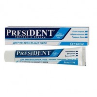 Паста для чувствительных зубов Президент / President Sensitive, снижает чувствительность, укрепляет, 100мл