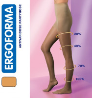 Колготки Ergoforma, женские, компрессионные, антиварикозные,2-го класса компрессии, OPT 121
