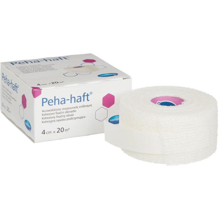 Бинт Peha-haft (Пеха Хафт) самофиксирующийся без латекса размером 4см х20м, 300010