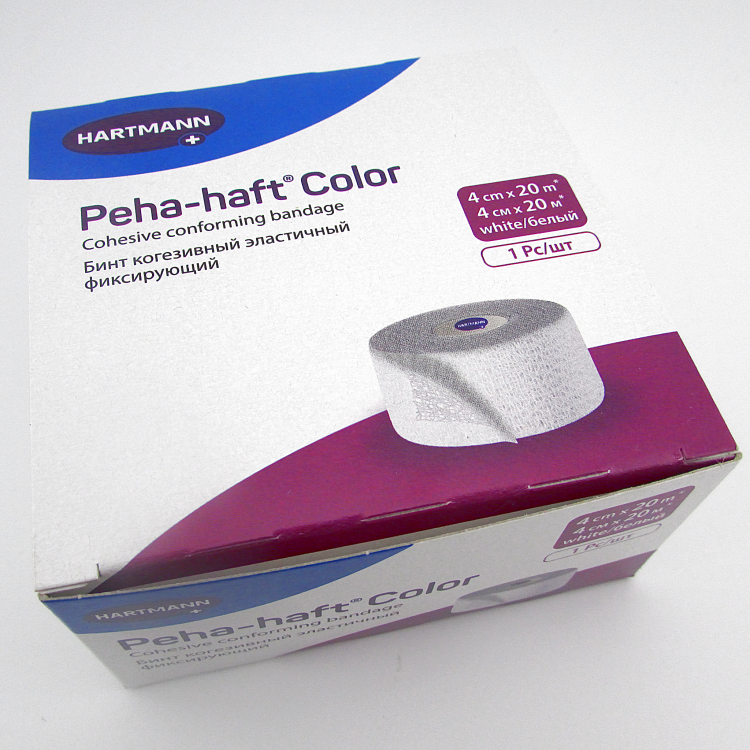 Бинт Peha-haft Color (Пеха Хафт Колор) самофиксирующийся, размером 4см х20м, 300010