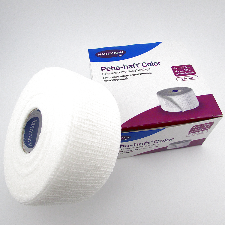Бинт Peha-haft Color (Пеха Хафт Колор) самофиксирующийся, размером 4см х20м, 300010