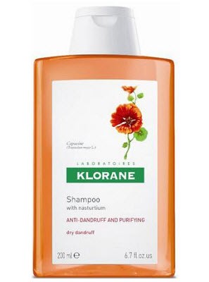 Шампунь для волос Клоран / Klorane с экстрактом Настурции, для сухой перхоти, придает объем, 200 мл
