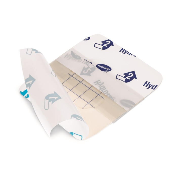 Повязка HydroTac transparent comfort (ГидроТак транспарент комфорт) гидрогелевая прозрачная самоклеящаяся для сухих ран 10х20см, 10шт, 685922