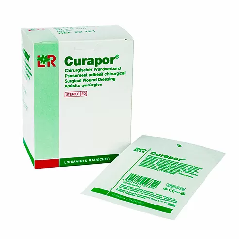 Повязка послеоперационная Curapor (Курапор) пластырная стерильная, 10х15см, 32914