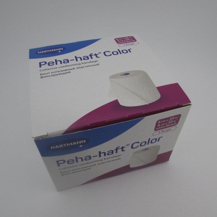 Бинт Peha-haft Color (Пеха Хафт Колор) самофиксирующиеся, размером 6см х 20м, 300012