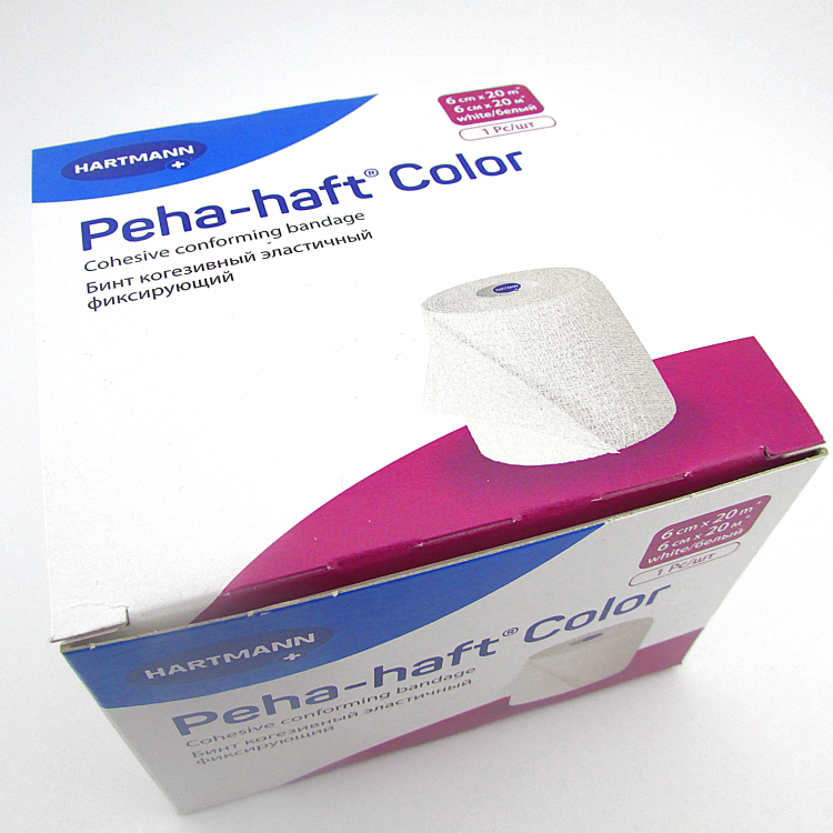 Бинт Peha-haft Color (Пеха Хафт Колор) самофиксирующиеся, размером 6см х 20м, 300012