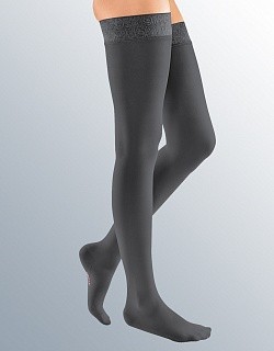 Чулки Mediven elegance под пояс 1-го класса компрессии противоварикозные, 187/188 (Женские, арт.188 (AG - 62 - 71 см), 1 размер, Черный)